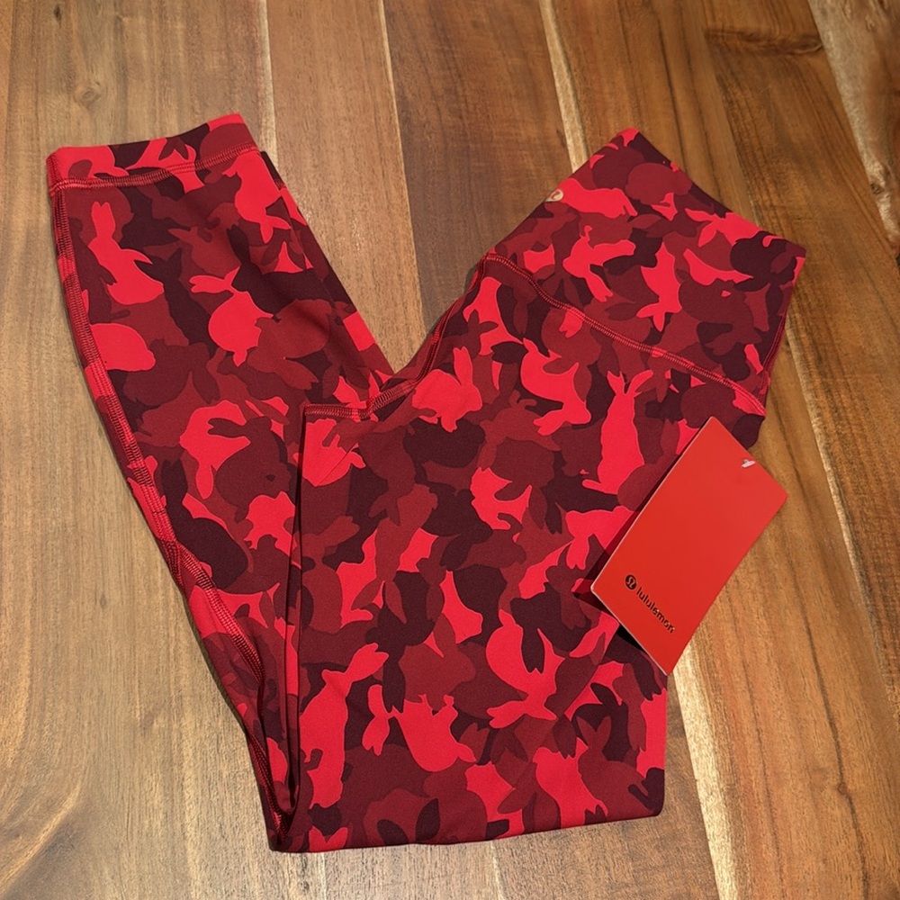 New Year lululemon Align High-Rise Pant 23” Rabbit Red size 6 NWT - Picture 2 of 6